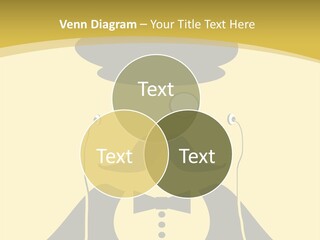 Headphones Elderly Old PowerPoint Template