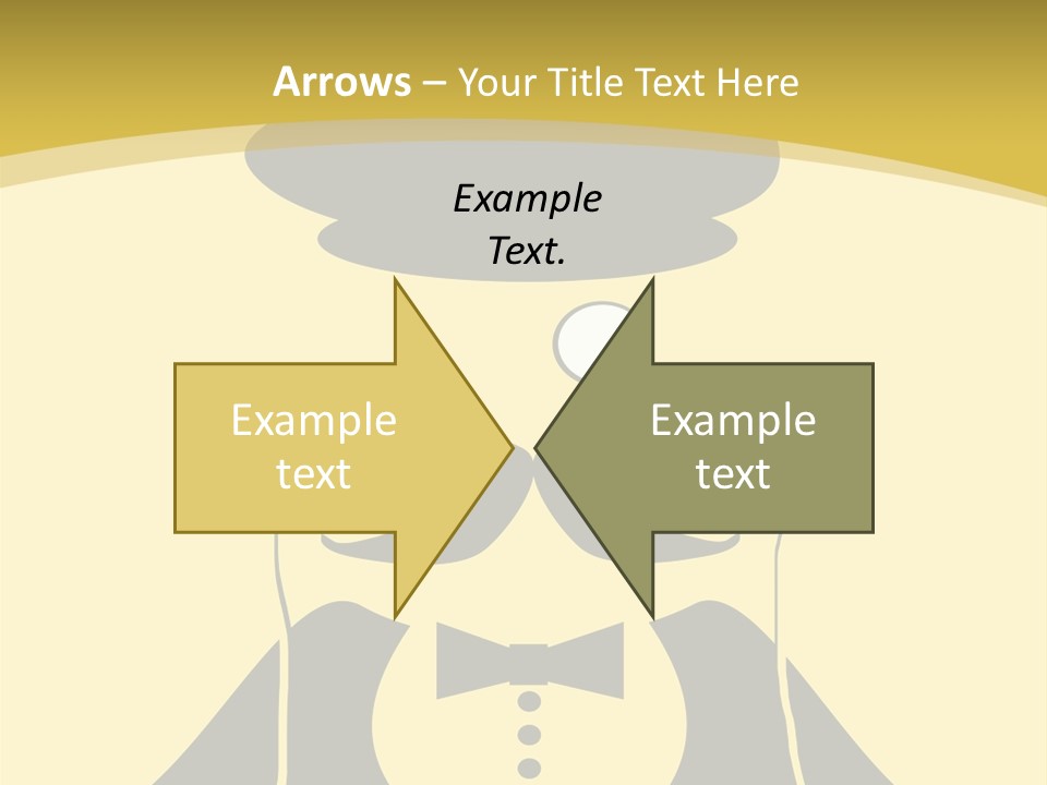 Headphones Elderly Old PowerPoint Template