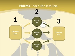 Headphones Elderly Old PowerPoint Template