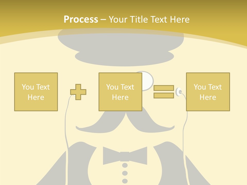 Headphones Elderly Old PowerPoint Template