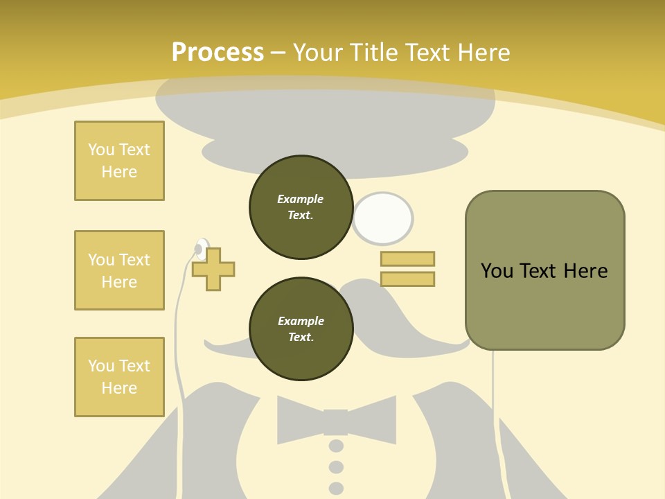 Headphones Elderly Old PowerPoint Template