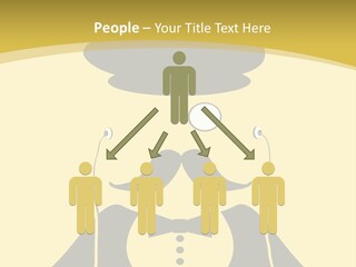 Headphones Elderly Old PowerPoint Template