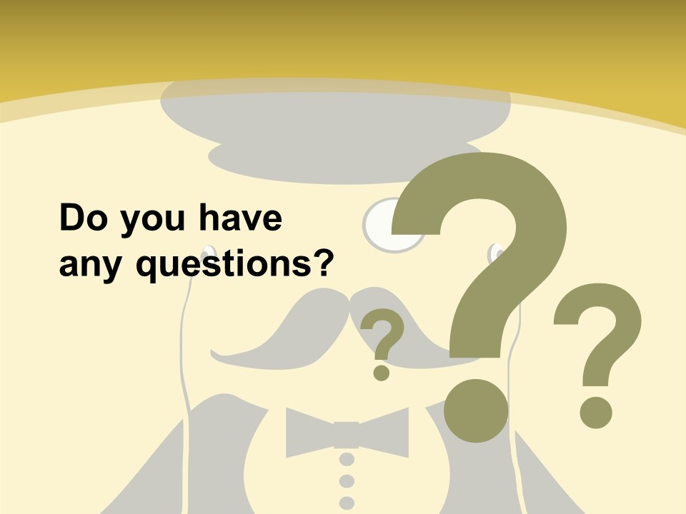 Headphones Elderly Old PowerPoint Template