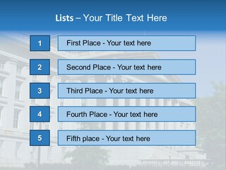 Regulation Capitol States PowerPoint Template