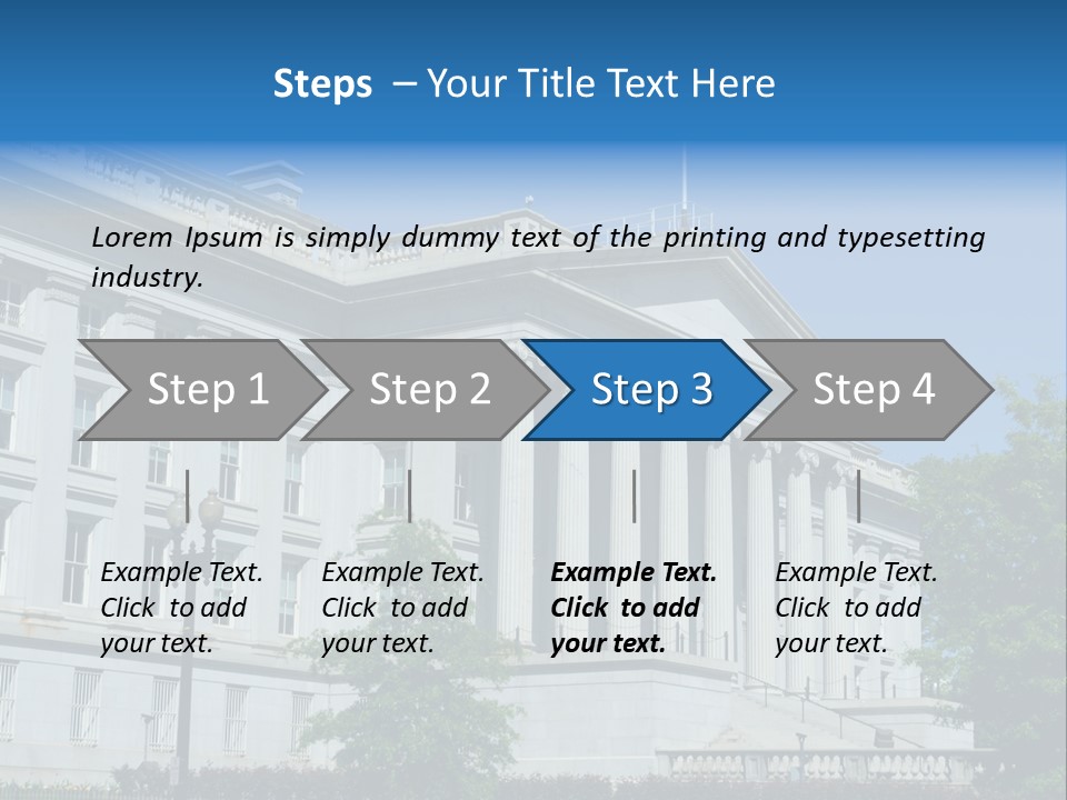 Regulation Capitol States PowerPoint Template