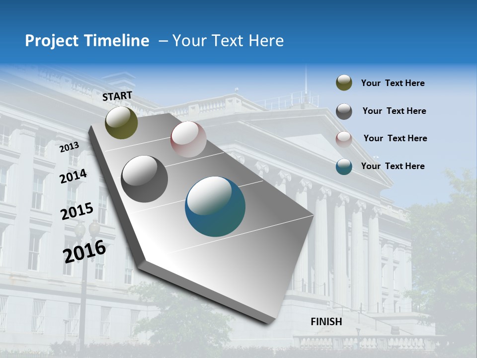 Regulation Capitol States PowerPoint Template
