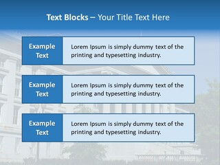 Regulation Capitol States PowerPoint Template
