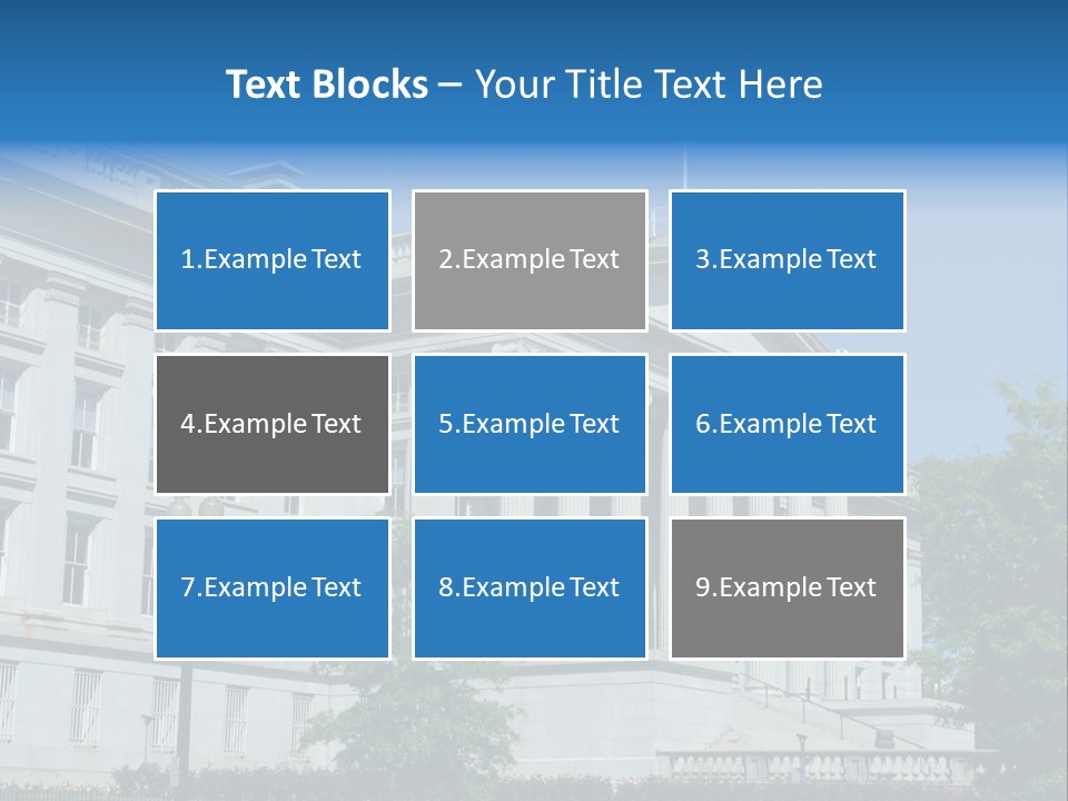 Regulation Capitol States PowerPoint Template