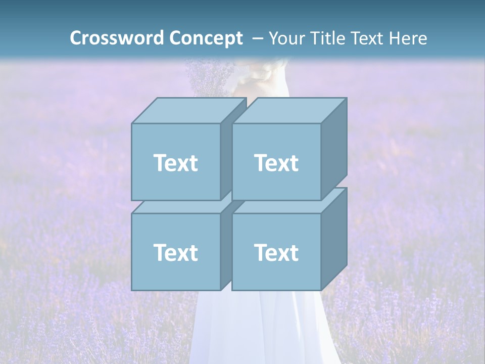Outdoors Violet Love PowerPoint Template