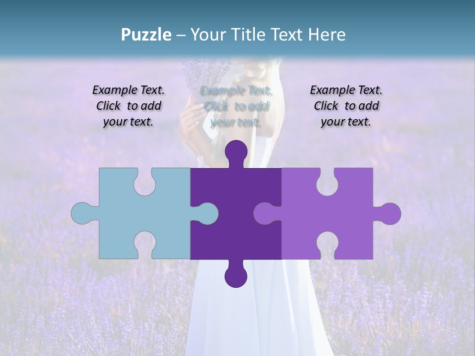 Outdoors Violet Love PowerPoint Template