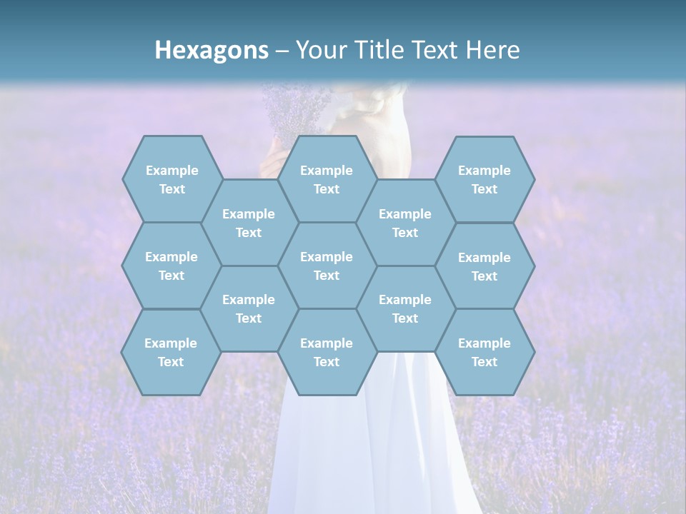 Outdoors Violet Love PowerPoint Template