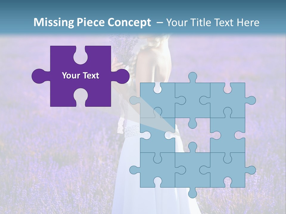 Outdoors Violet Love PowerPoint Template