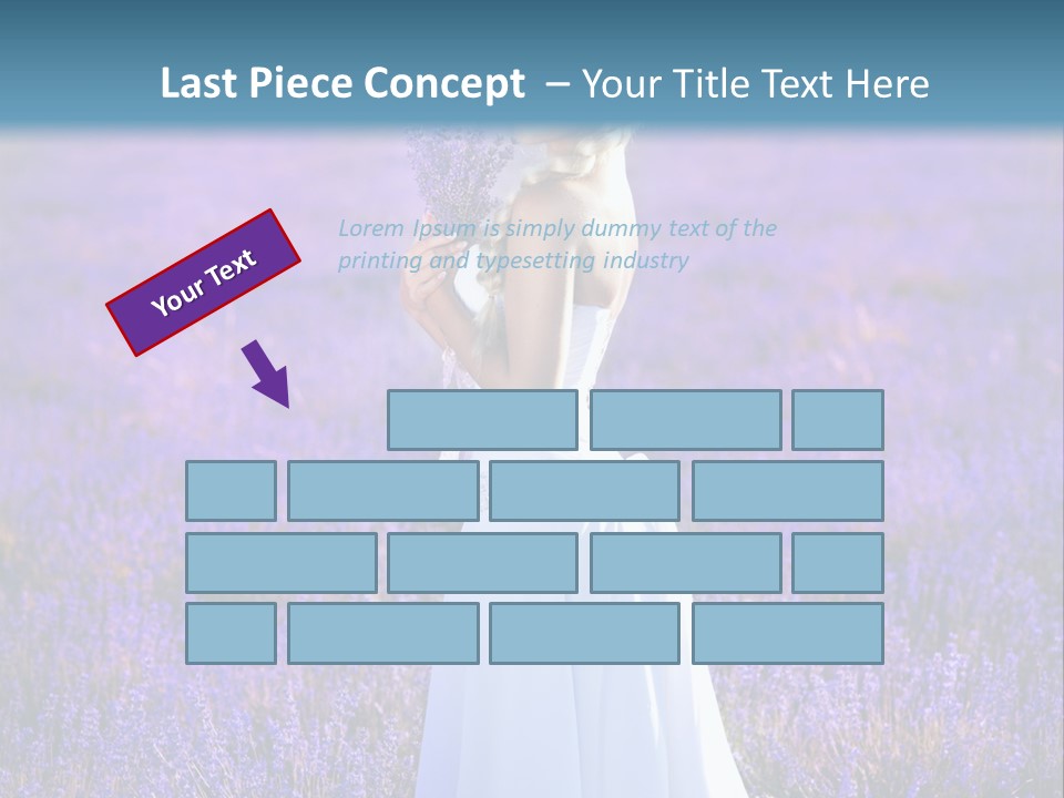 Outdoors Violet Love PowerPoint Template