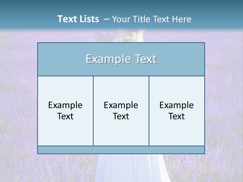 Outdoors Violet Love PowerPoint Template