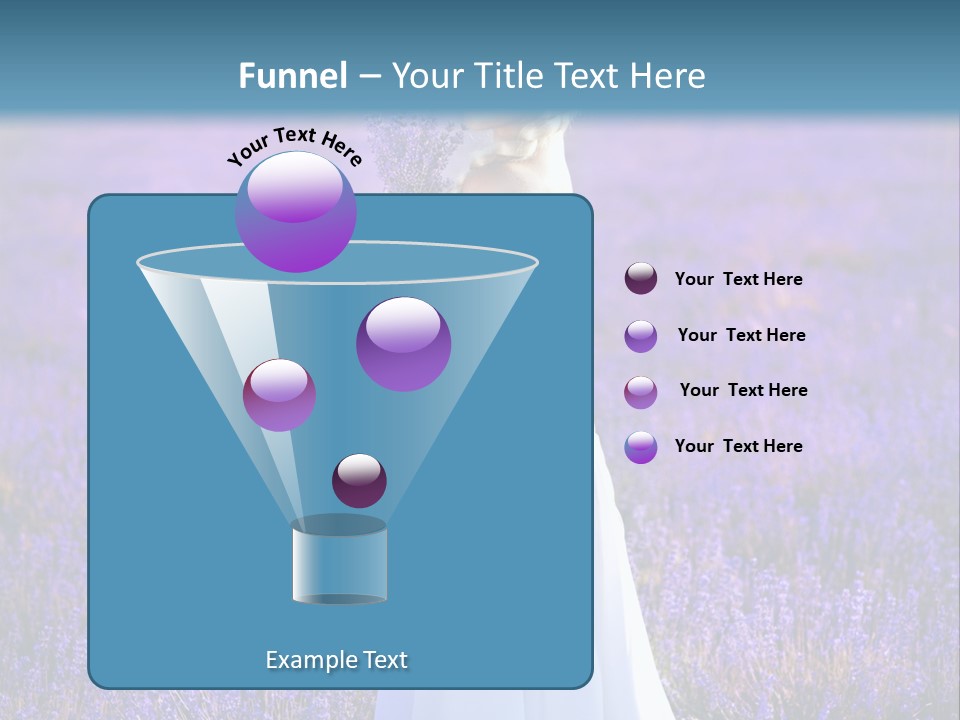 Outdoors Violet Love PowerPoint Template