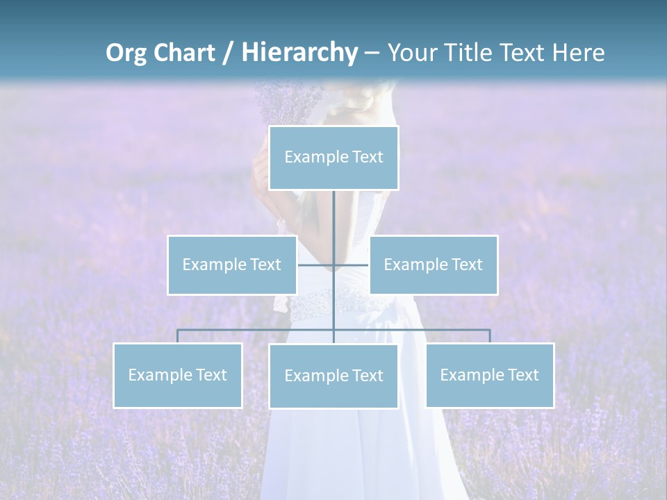 Outdoors Violet Love PowerPoint Template