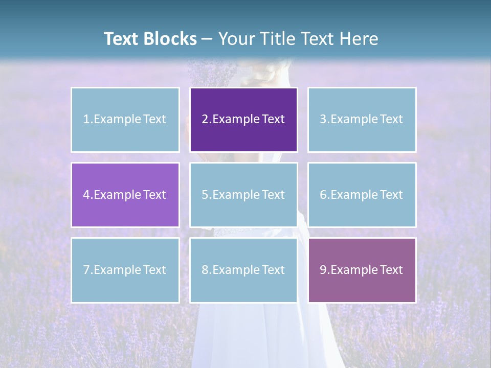 Outdoors Violet Love PowerPoint Template