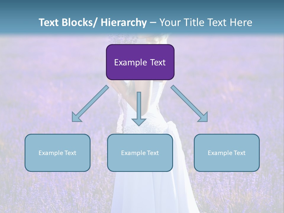 Outdoors Violet Love PowerPoint Template