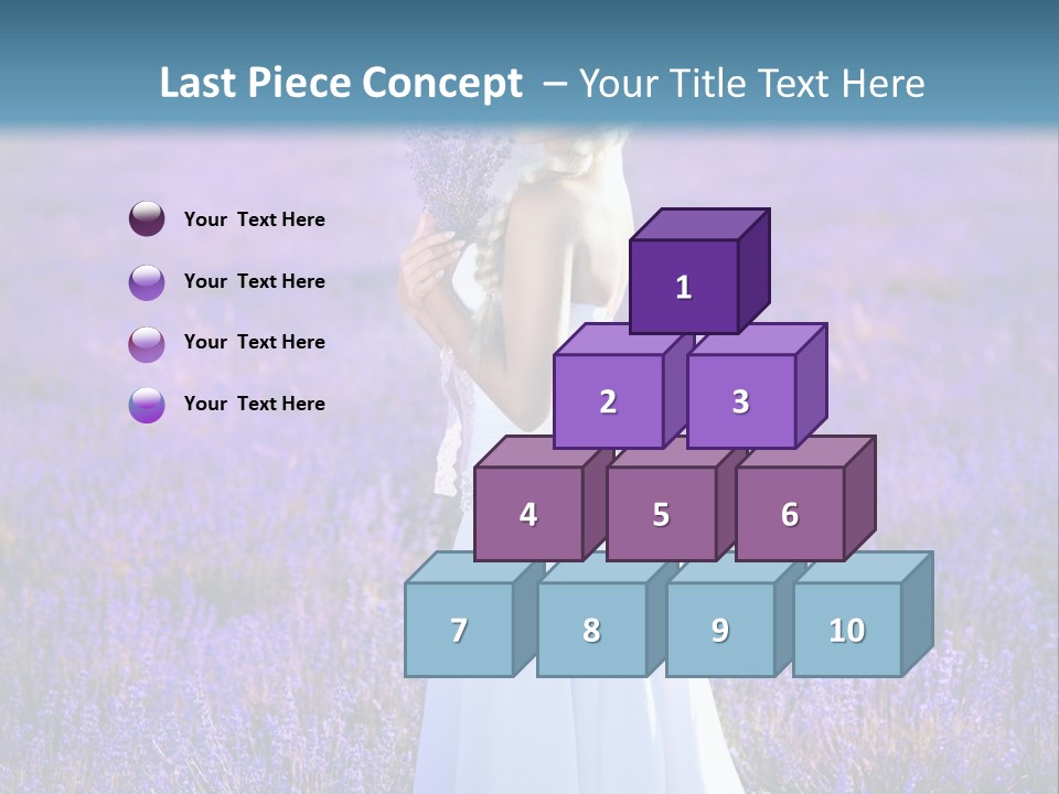 Outdoors Violet Love PowerPoint Template