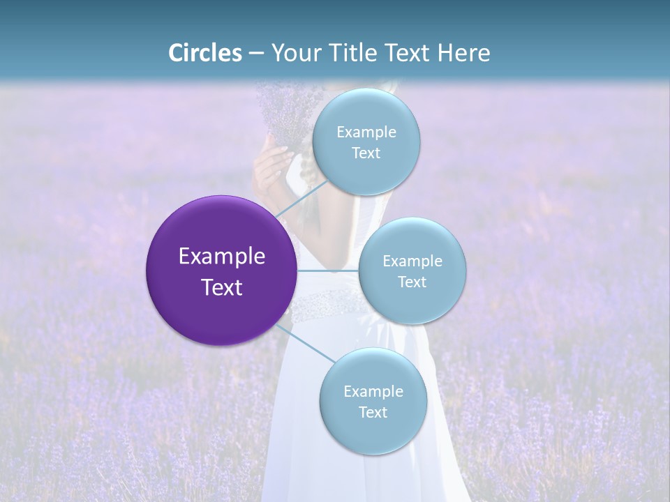 Outdoors Violet Love PowerPoint Template