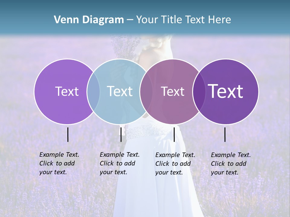 Outdoors Violet Love PowerPoint Template