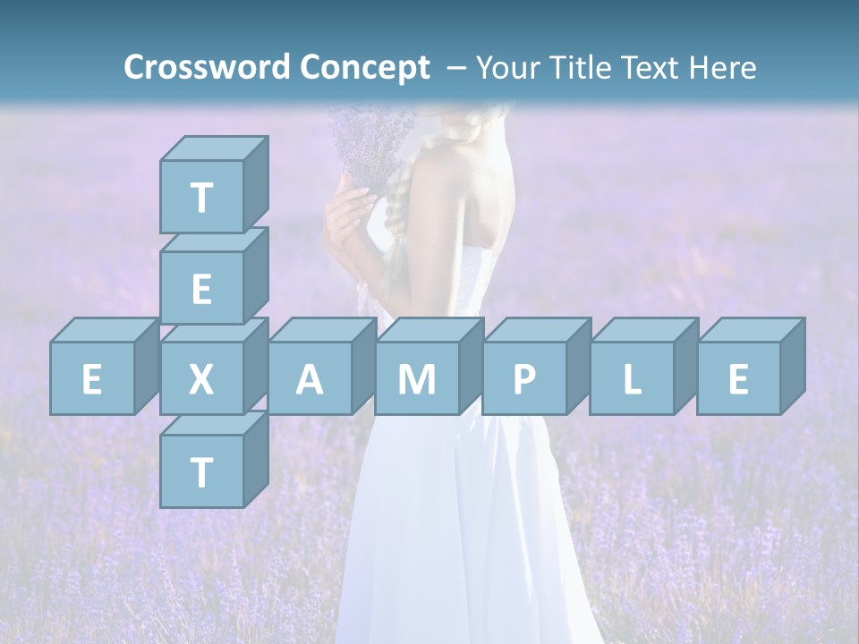 Outdoors Violet Love PowerPoint Template