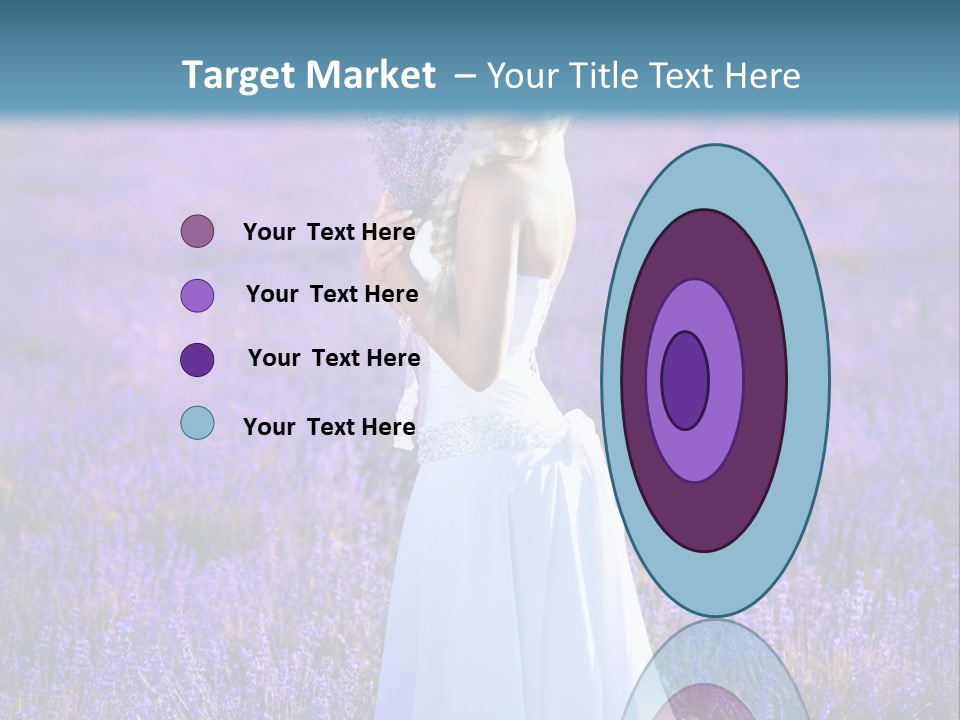 Outdoors Violet Love PowerPoint Template