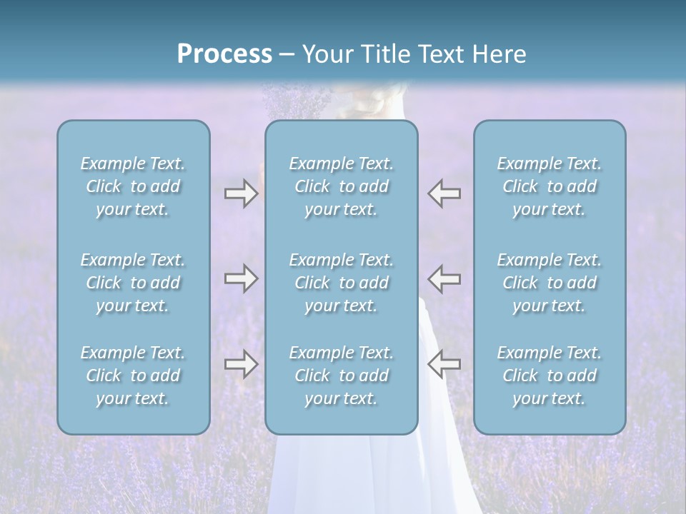 Outdoors Violet Love PowerPoint Template