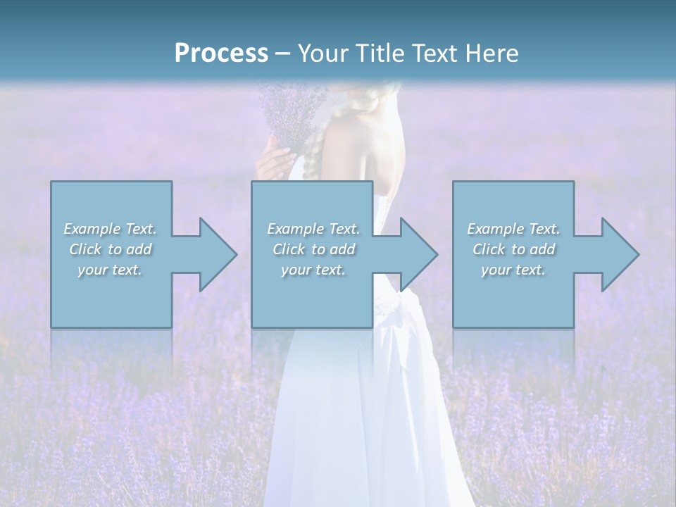 Outdoors Violet Love PowerPoint Template