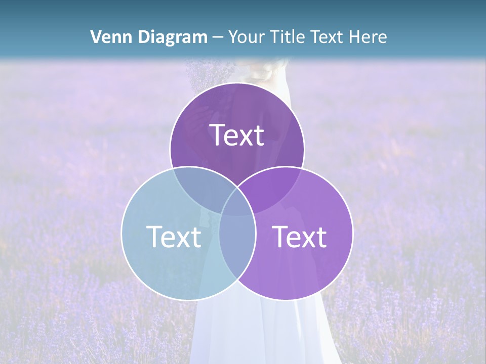 Outdoors Violet Love PowerPoint Template