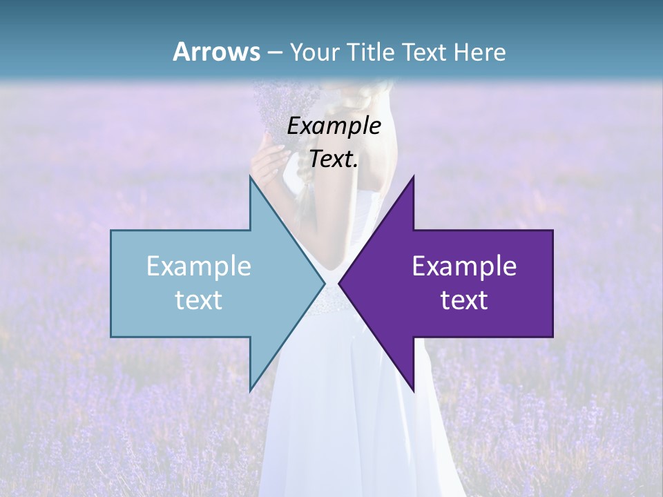 Outdoors Violet Love PowerPoint Template