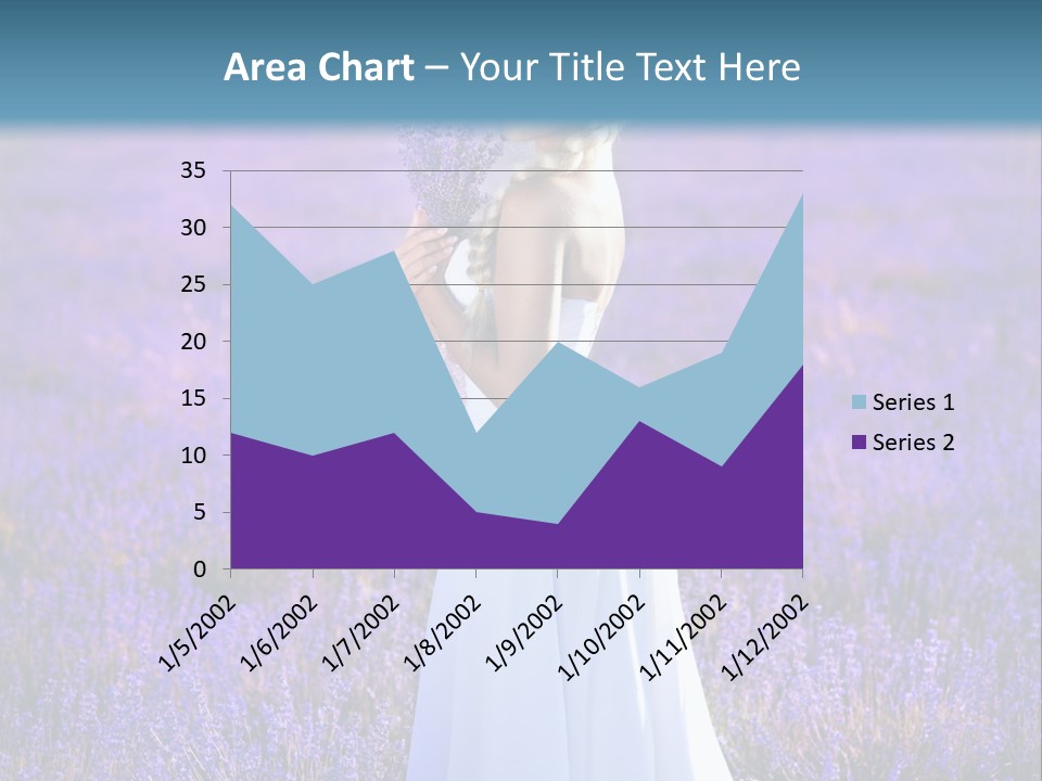Outdoors Violet Love PowerPoint Template