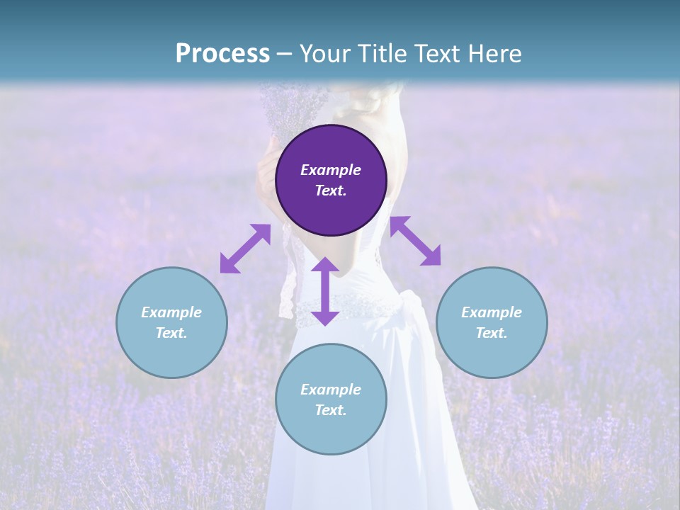 Outdoors Violet Love PowerPoint Template