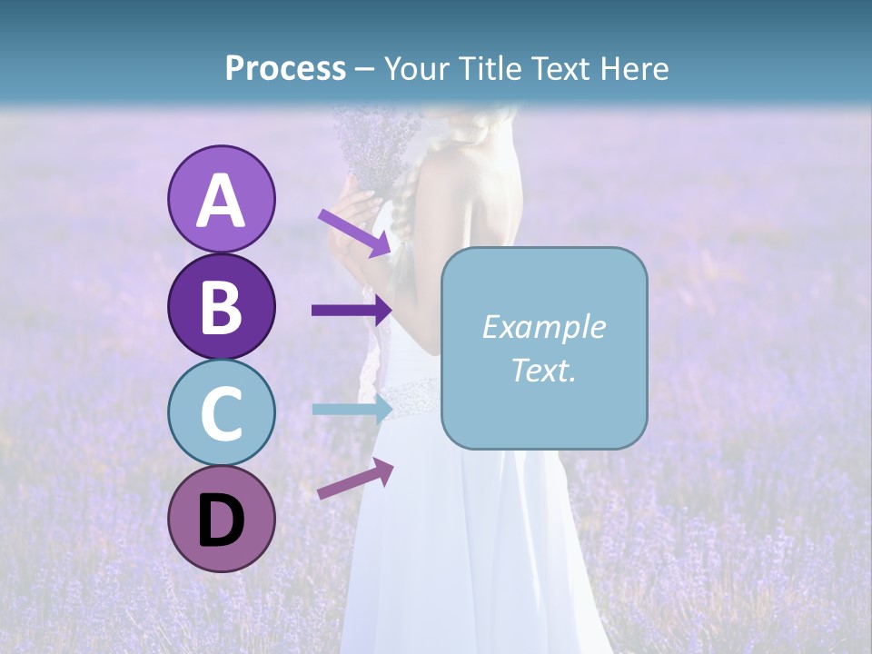Outdoors Violet Love PowerPoint Template