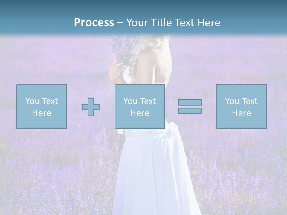 Outdoors Violet Love PowerPoint Template