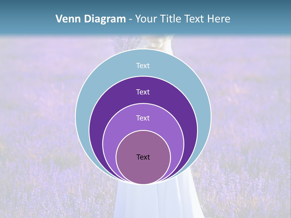 Outdoors Violet Love PowerPoint Template