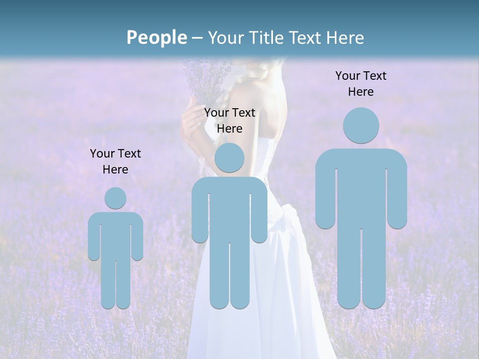 Outdoors Violet Love PowerPoint Template