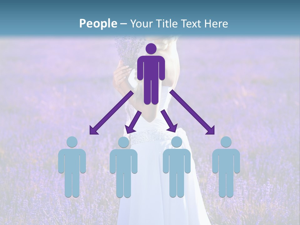 Outdoors Violet Love PowerPoint Template