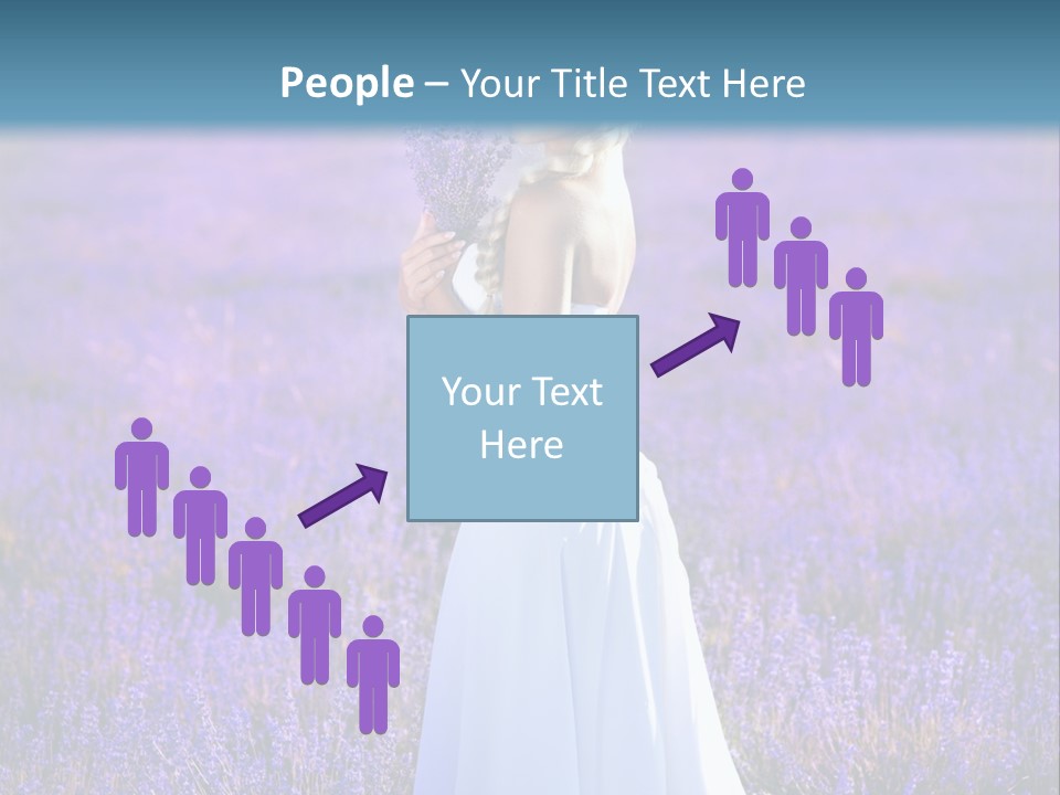 Outdoors Violet Love PowerPoint Template