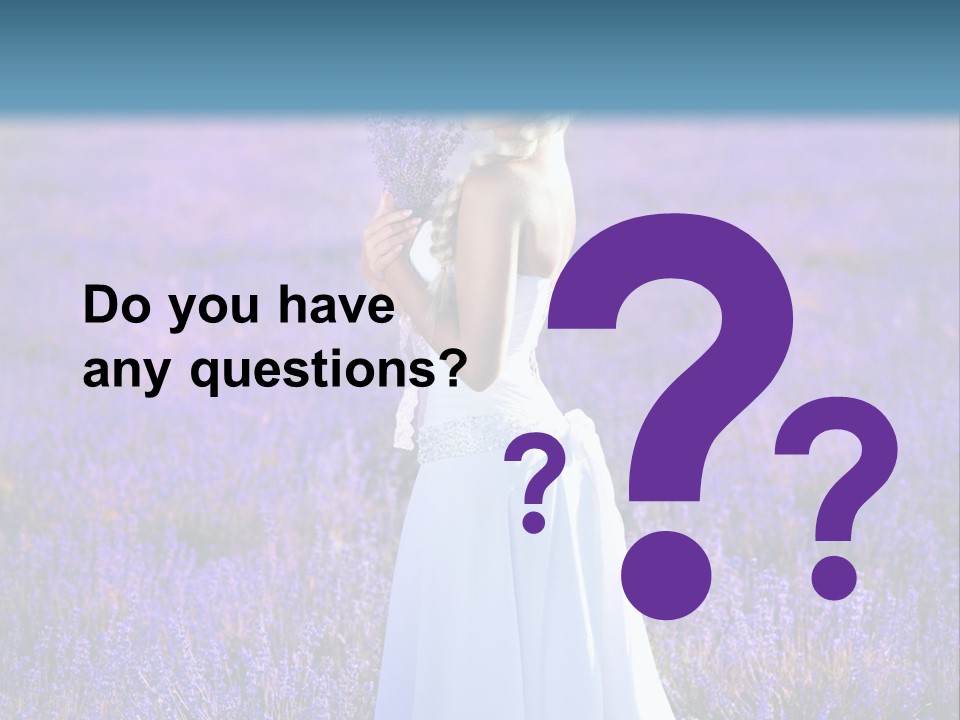 Outdoors Violet Love PowerPoint Template