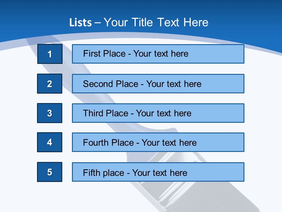 Bristle Symbol Household PowerPoint Template