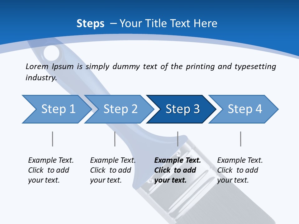 Bristle Symbol Household PowerPoint Template