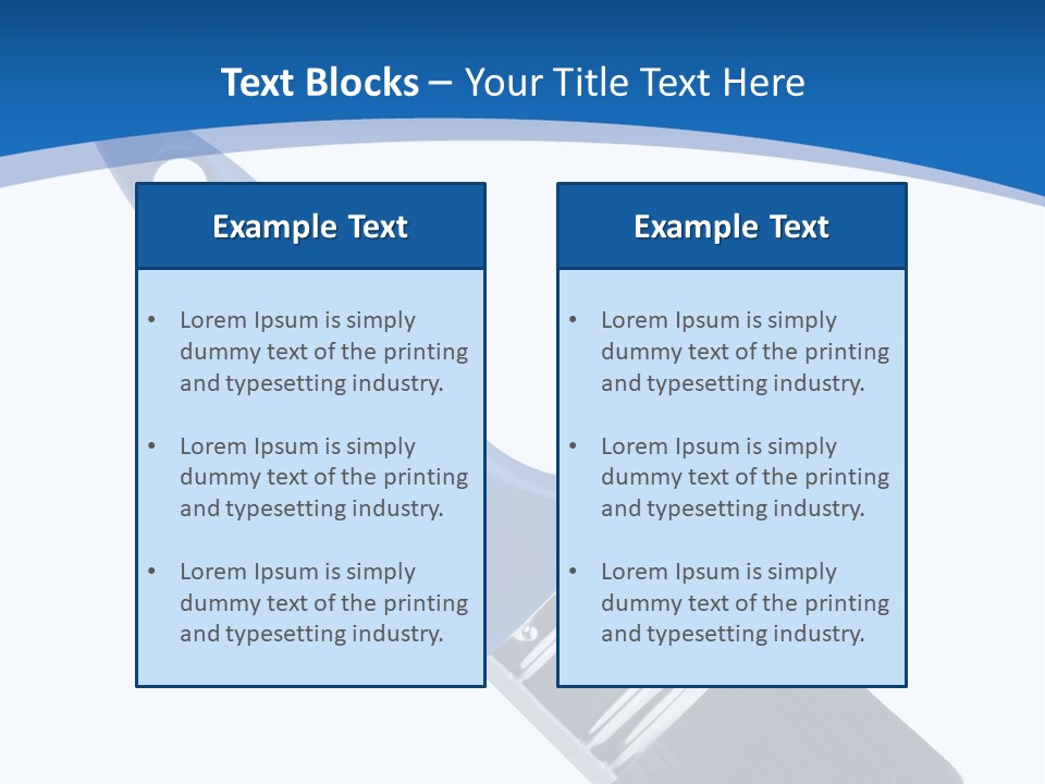 Bristle Symbol Household PowerPoint Template
