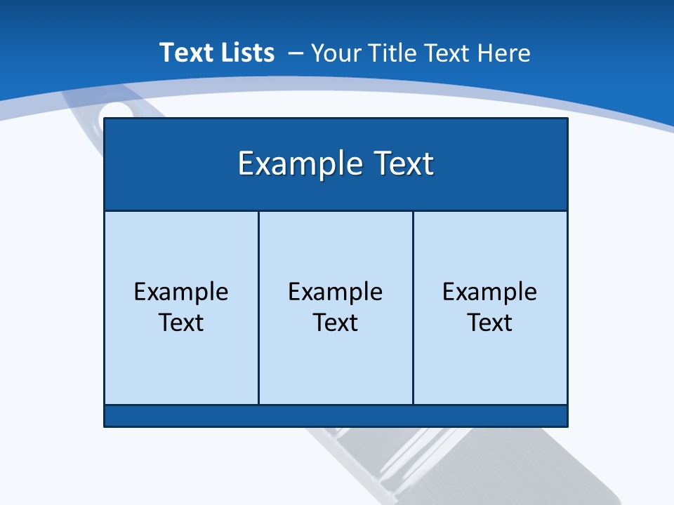 Bristle Symbol Household PowerPoint Template