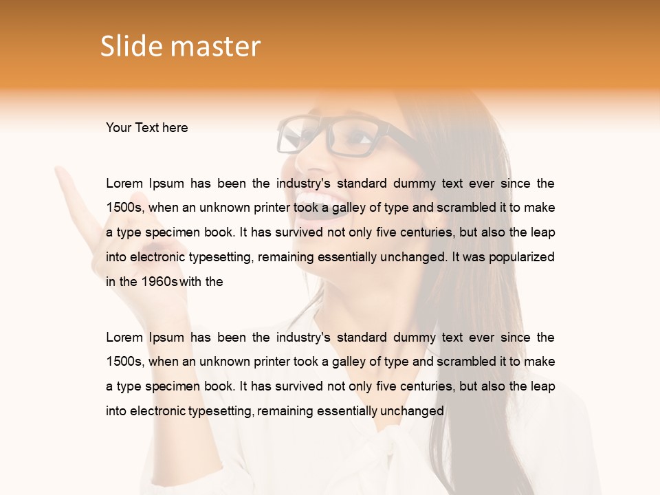 Shirt Businessperson Isolated PowerPoint Template