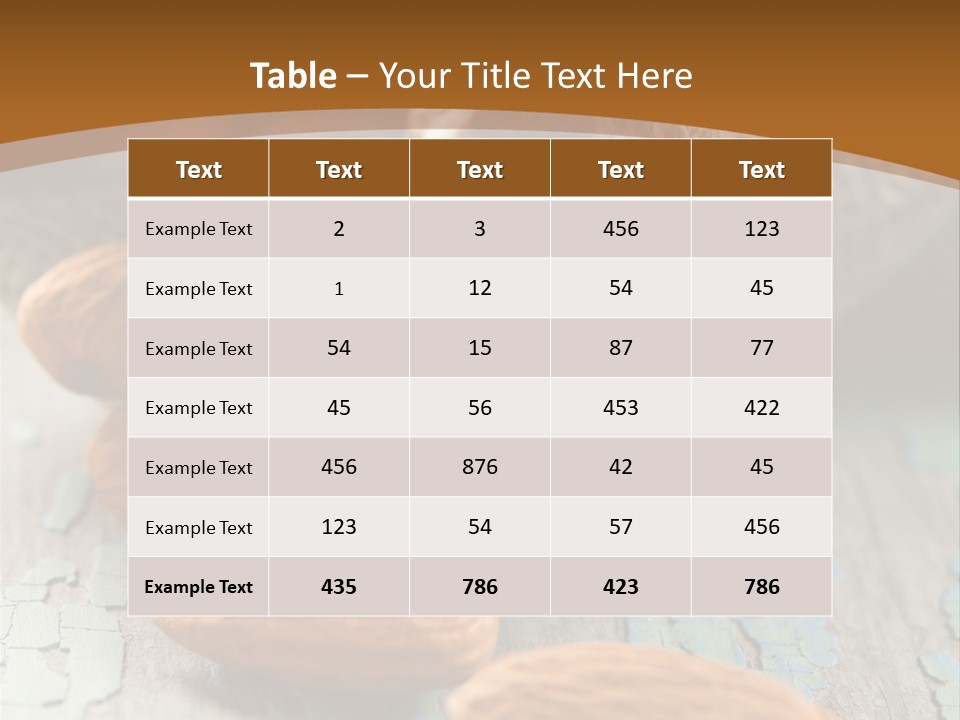 Provence Recipe Fruit PowerPoint Template