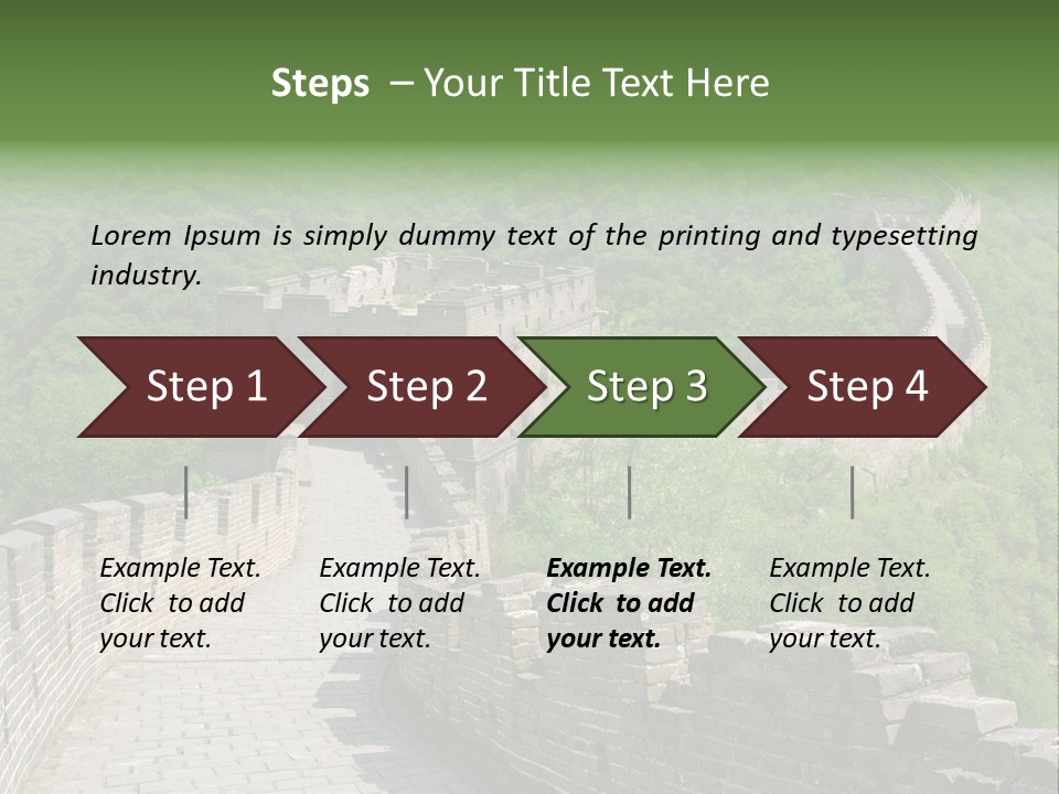 Trekking Dynasty Travel PowerPoint Template