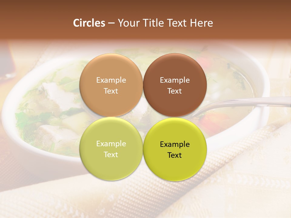 Spoon Spring Cuisine PowerPoint Template