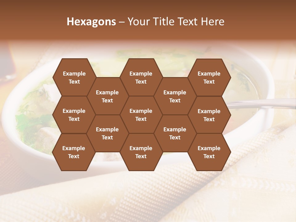 Spoon Spring Cuisine PowerPoint Template