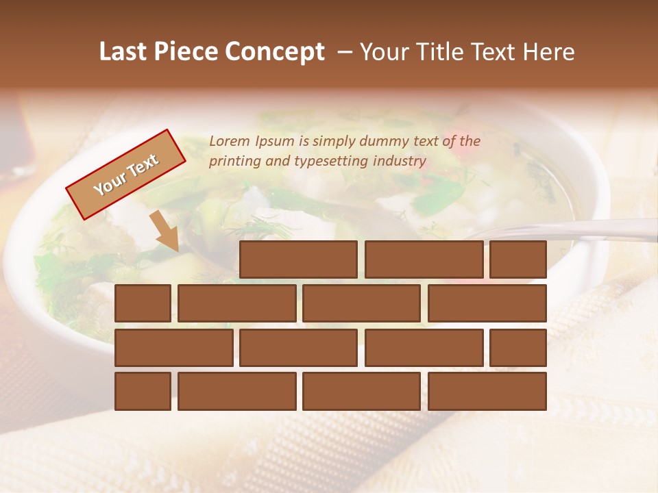 Spoon Spring Cuisine PowerPoint Template